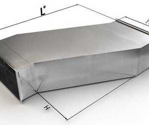 Утка воздуховода прямоугольного сечения